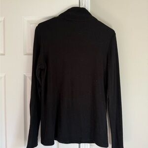 Express Black Knit Turtleneck Top